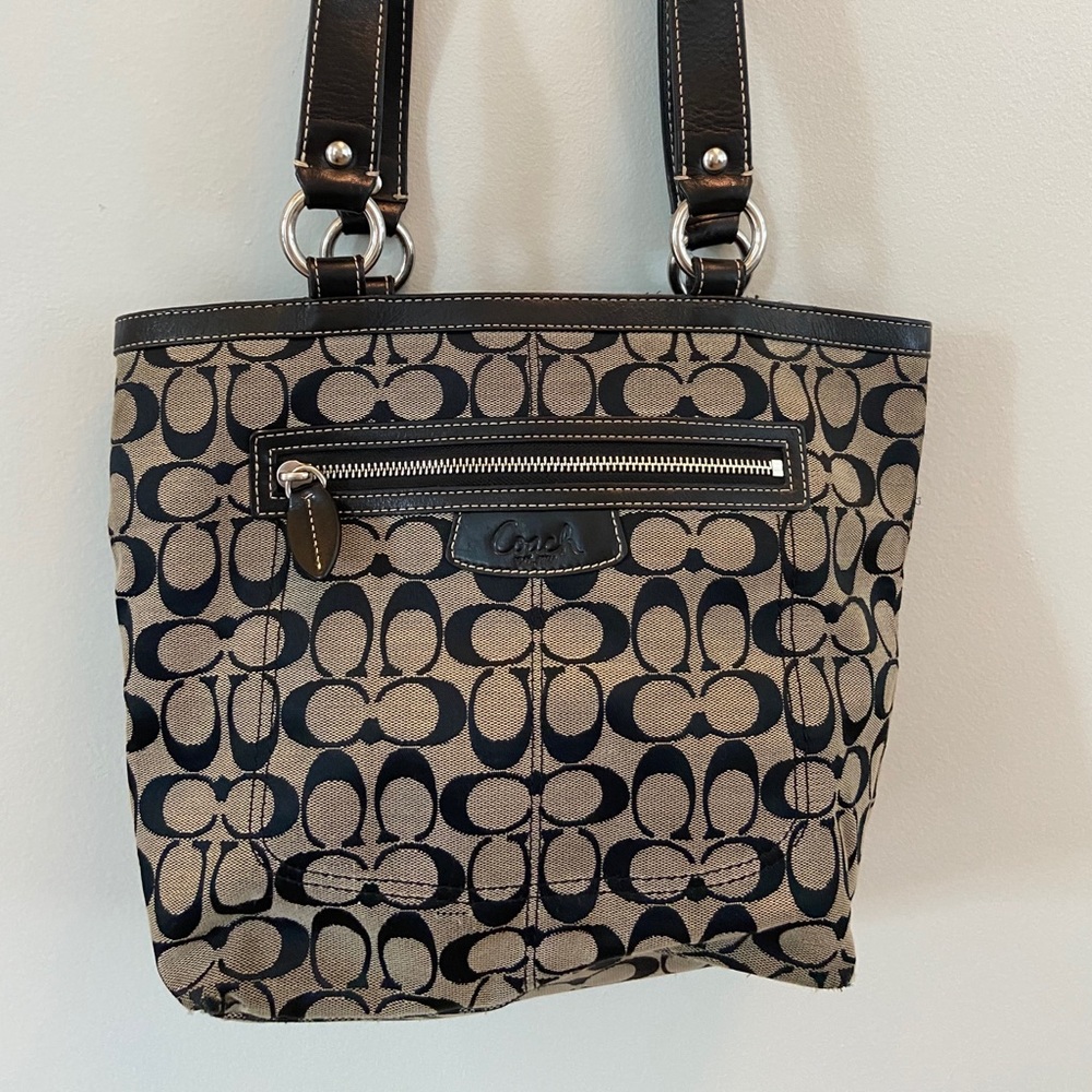Classic Coach Logo Purse + Wallet Bundle